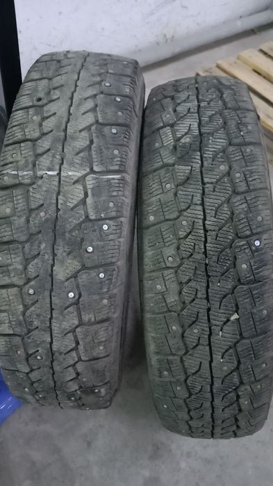 Продам резину на газель шипованные бу