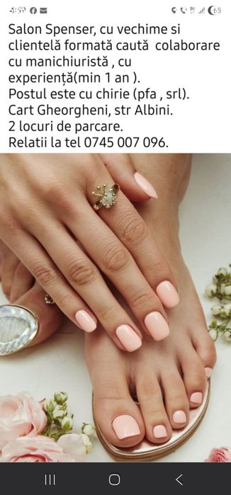 Post manichiura pedichiura