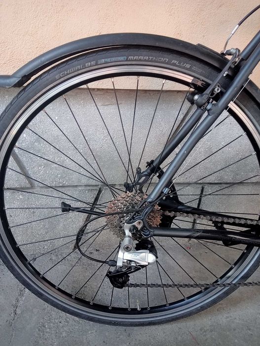 Bicicletă aluminiu pliabila Dahon roți 24 Shimano Alfine 11 viteze in butuc SG-S700 Treking Bergamont 27 V Deore XT cadru mare