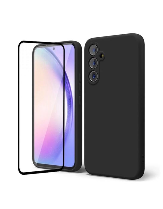 Samsung A22/A32/A15/A25/A24/A16 Pachet Husa Silicon + Folie Sticla 11D