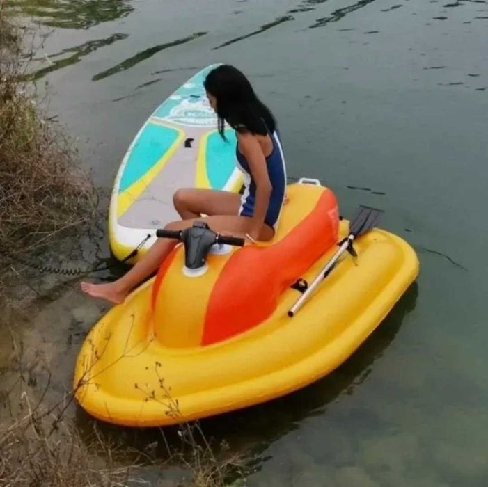 Гидроцикл с мотором, мотоцикл водный , надувная лодка с мотором