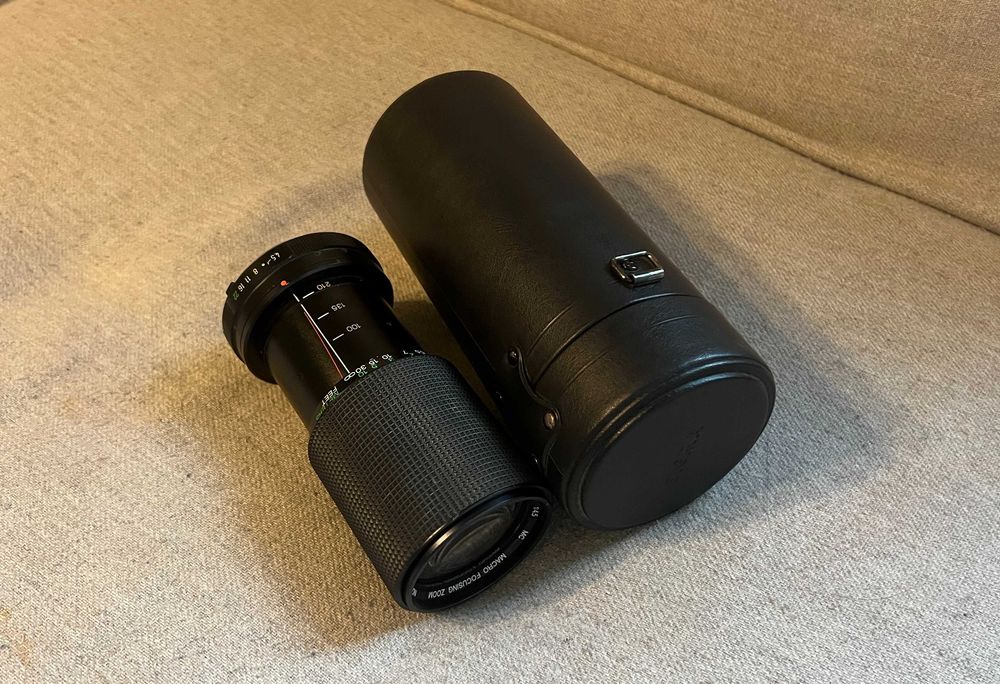 Obiectiv Vivitar 70-210mm f4.5 MC Macro Focus montura Minolta MD