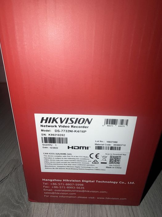 Регистратор Hikvision DS-7732NI-K4/16P