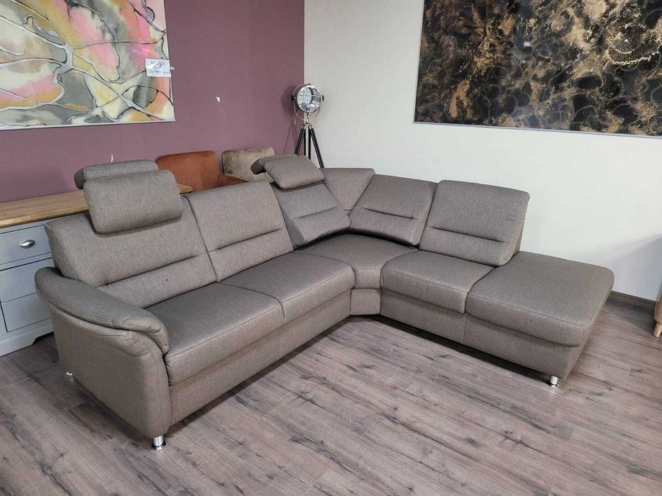 ПРОМОЦИЯ!!!Светло кафяв ъглов диван от плат