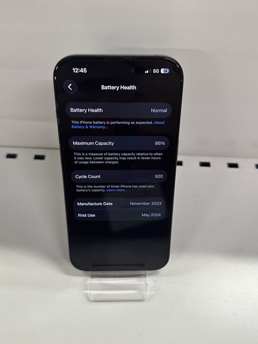 Iphone 15 Pro 128gb Перфектен
