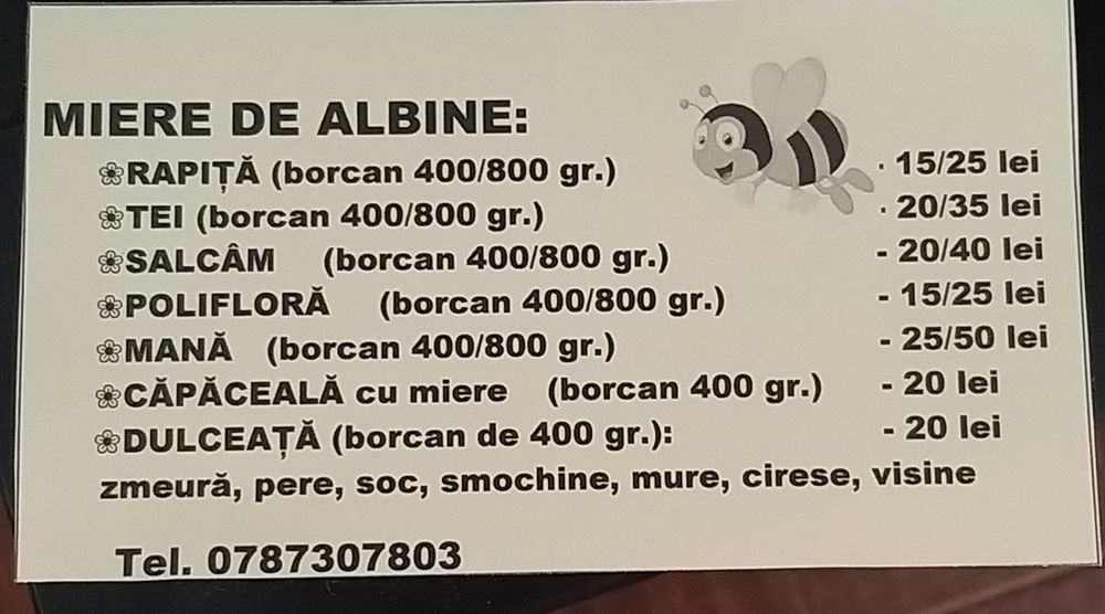 Dulceata de fructe si miere de albine