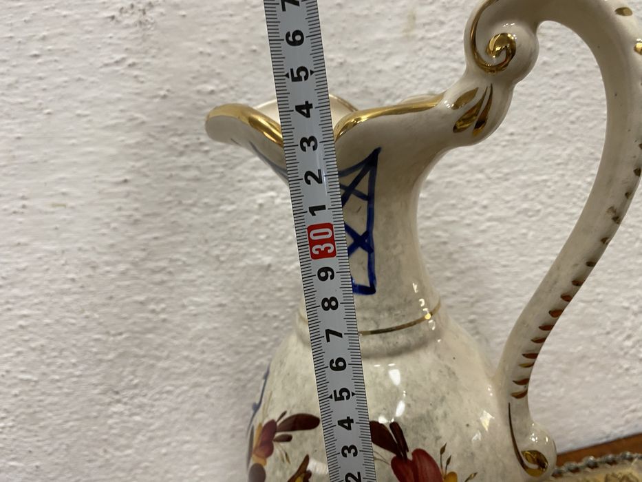 Голяма италианска кана от порцелан -ваза