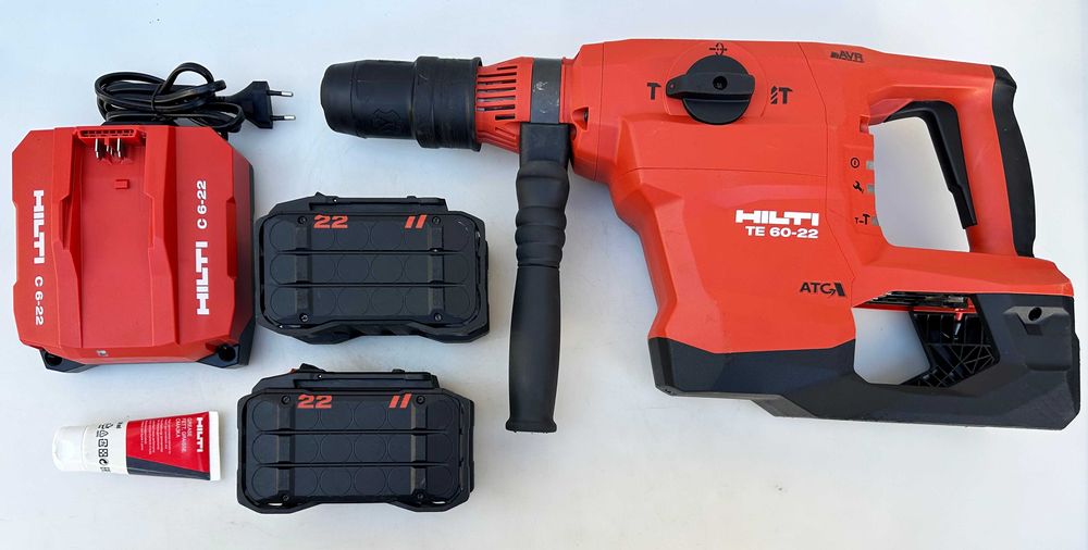 Hilti TE 60-22 Nuron - Ударно пробивна машина 2x22V 12.0Ah перфектен!