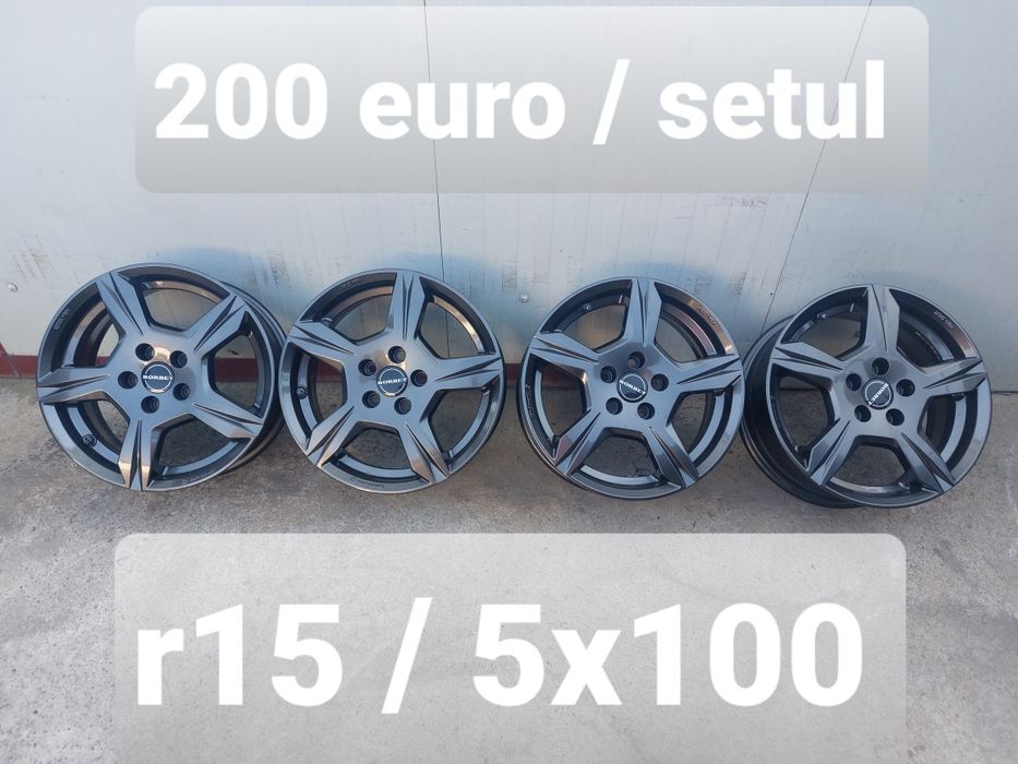 Jante din aluminiu r15 / Vw Audi Skoda Seat / 5x100