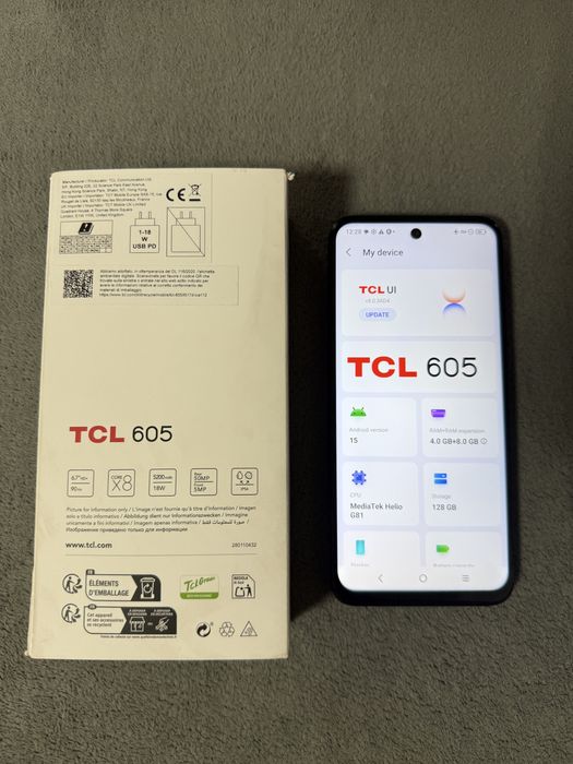 TCL 605 128Gb 12 RAM