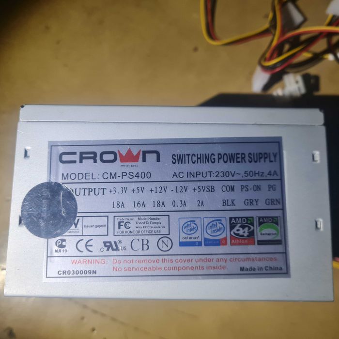 Блок питания для ПК 400w