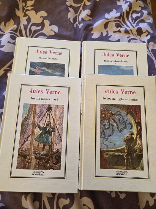 Colecție completă 40 volume Jules Verne Adevărul