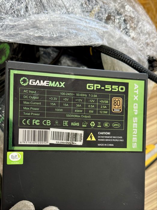 Блоки питания разных видов (Deepcool, AeroCool, pc cooler)