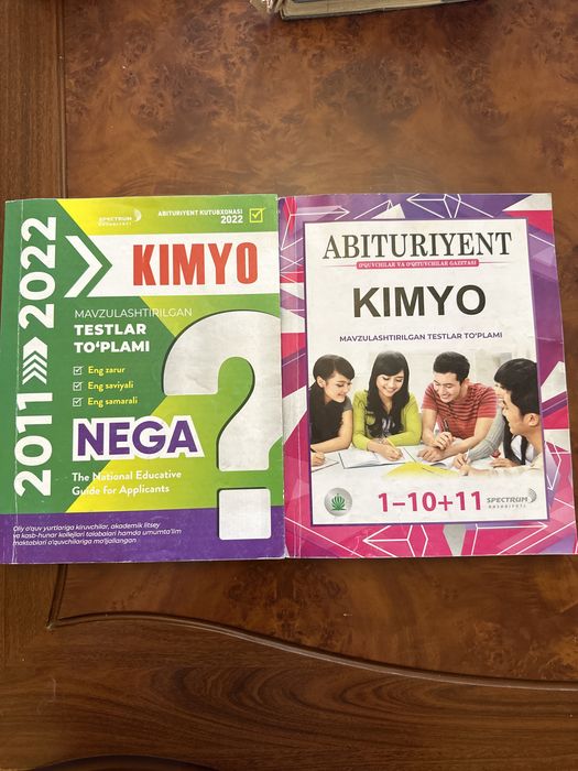 Nega ,Abituriyent kimyo