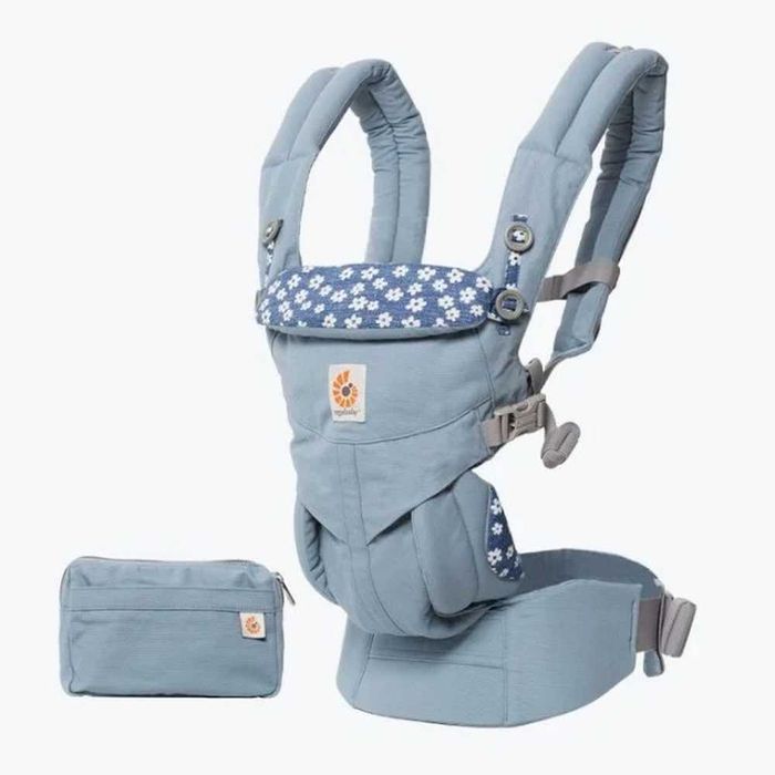 Marsupiu Ham Omni 360 Ergobaby Blue, pana la 20 kg - Stare foarte buna