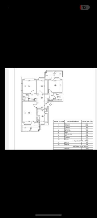 Proprietar vând apartament 4 camere șoseaua Alexandriei,Rahova