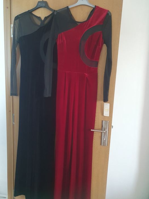 Salopeta femei de catifea si satin