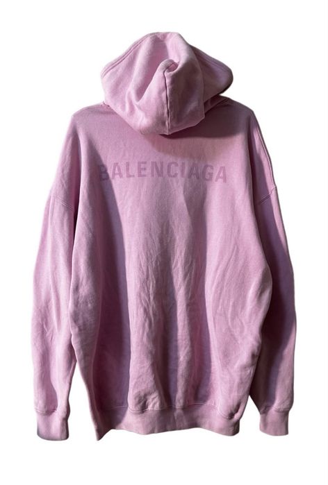 Худи Balenciaga розового цвета