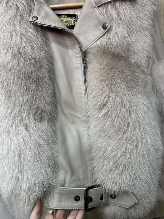 Дамско палто от естествен косъм