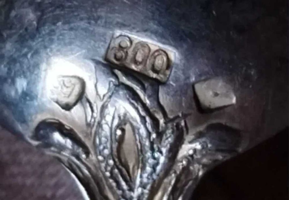 Set 12 lingurite argint masiv romania