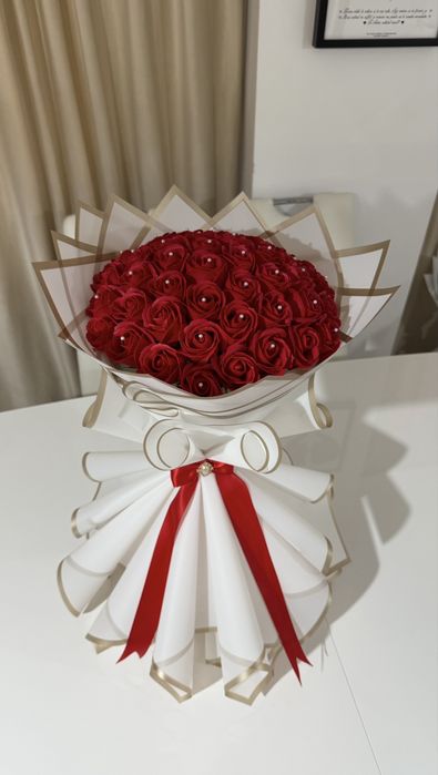 Buchete de trandafiri de sapun.