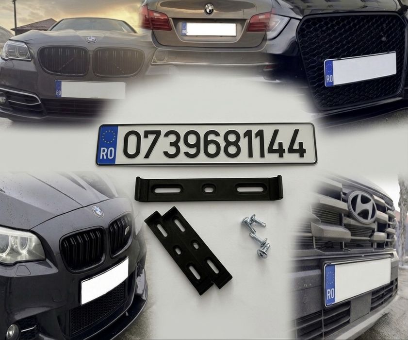 Suporti Masina Numar Auto Slim Premium