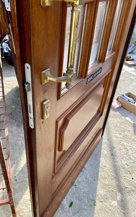 USA INTRARE CASA Lemn Termopan  H 225 x L 120 Germania in Stoc.