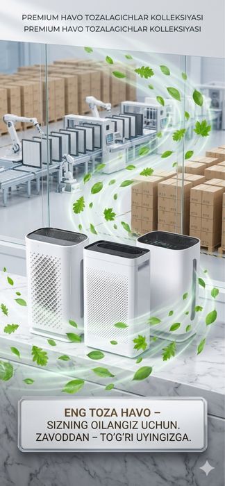 Havo tozalagich 45 kvadrat очиститель воздуха optim va donaga