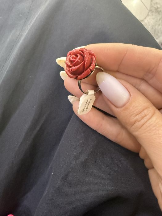 Кольца новые с бирками . Итальянское серебро .