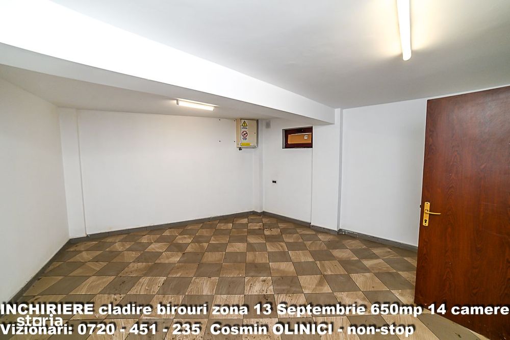 Spatii birouri de inchiriat zona 13 Septembrie I S+P+3 I 650 util
