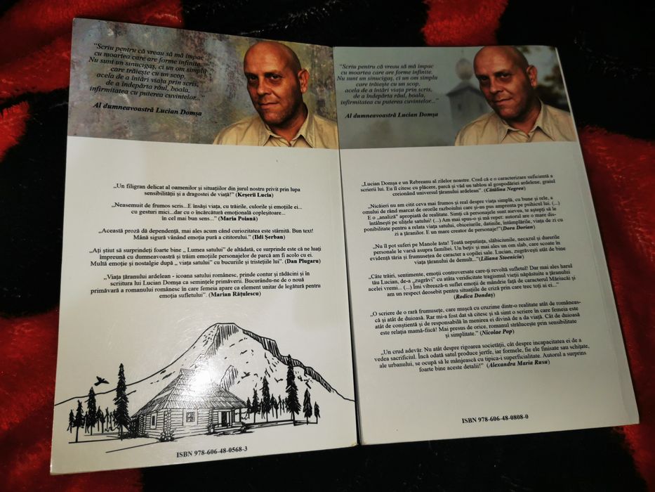 set romane Lucian Domsa, Aneta + Mariuca, stare foarte buna + autograf