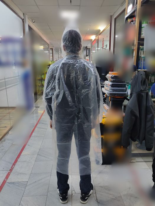 Дождевик длинный многоразовый dajdevik плащ