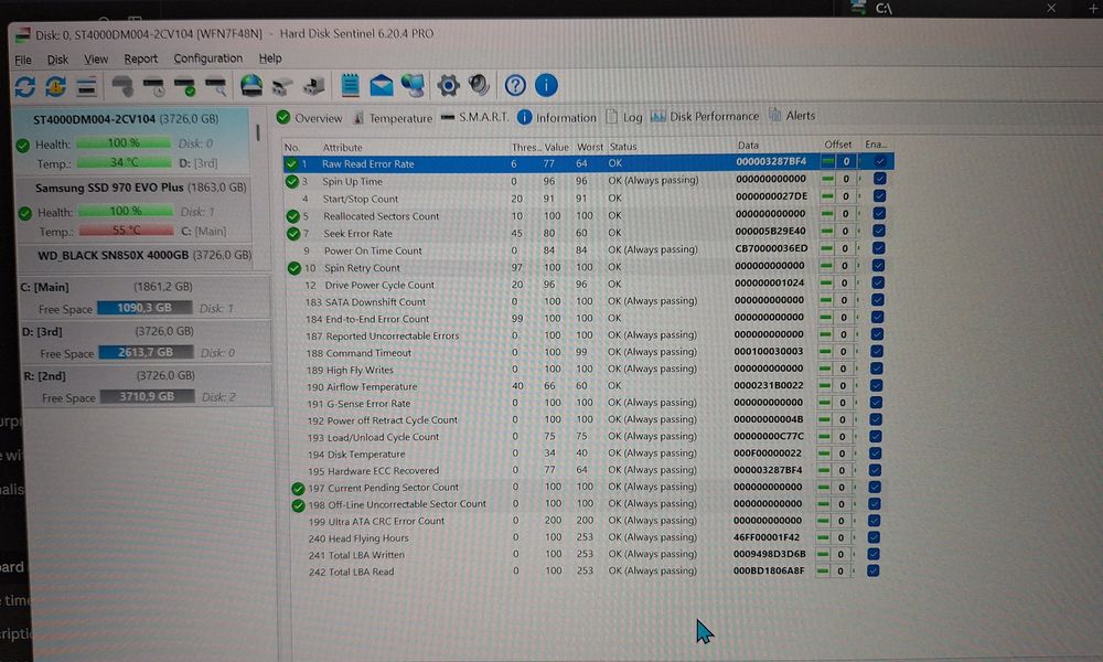 HDD hard disk Seagate Barracuda 4TB