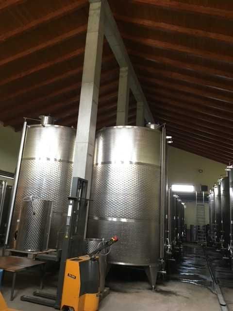 Rezervoare/cisterne stocaj vin 15000litri marca Gortani, inox Aisi 304