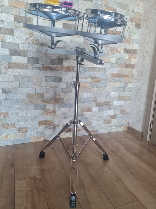 Рототоми + нови стойка/чинел 8"/коубели/палки