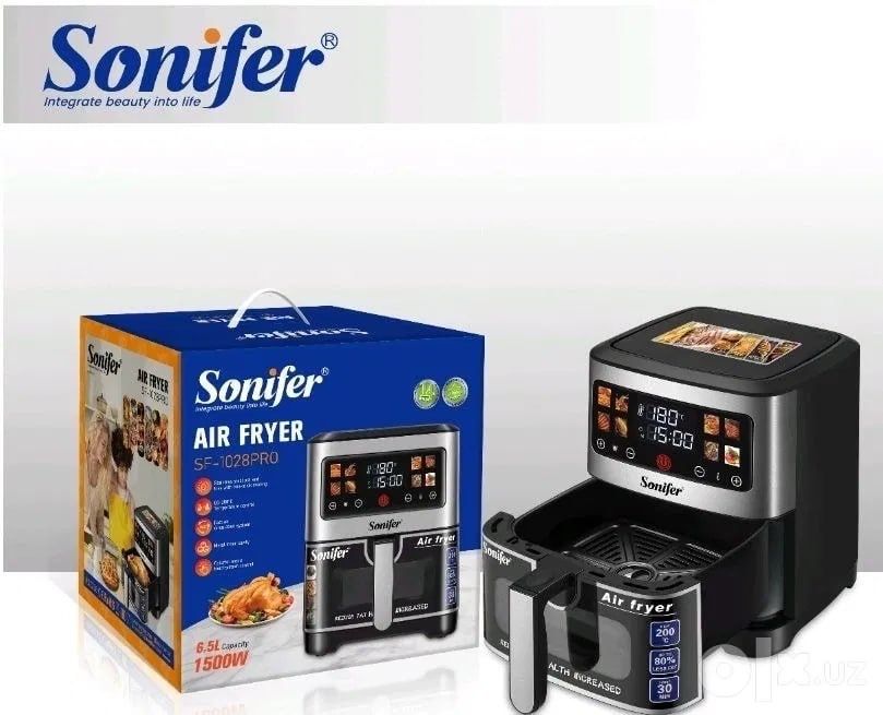 Аэрогриль Sonifer SF-1028pro Toshkent bo’ylab bepul yetkazib berish