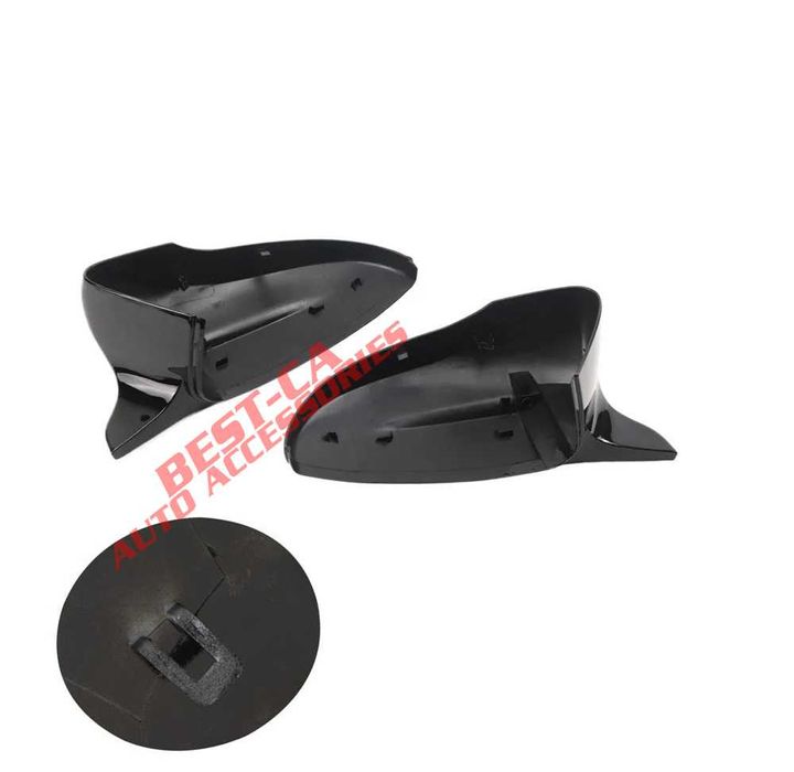 Capace oglinzi Batman Gti Style negru lucios ornamente VW Passat B7 CC