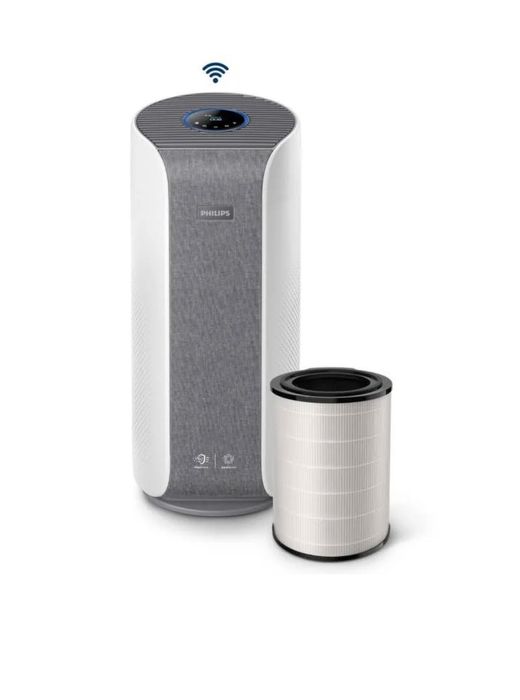 Purificator aer PHILIPS AC3858/51, 4 trepte viteza, Hepa, alb