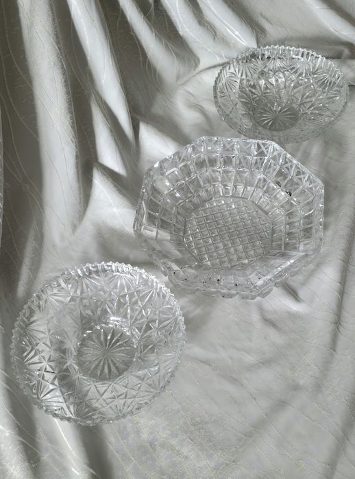 Хрустальные вазы для фруктов