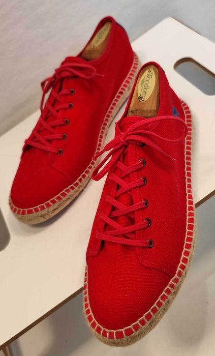 Pantofi sport casual 42 premium Peter Polo NOI material calitate superioara rosu
