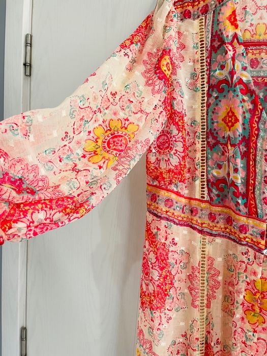 Zara Boho рокля - тип Кимоно