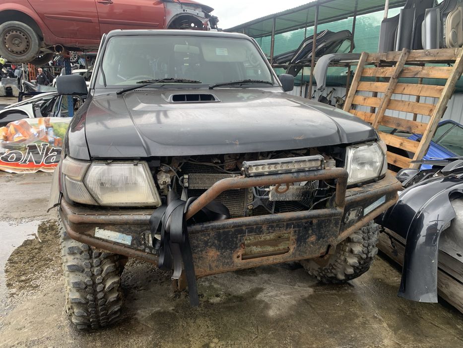 Bullbar off road fata spate original Nissan Patrol Y61