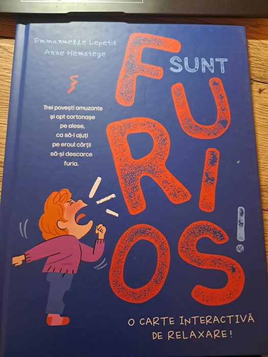 „Sunt furios” de Emmanuelle Lepetit (carte pentru copii)