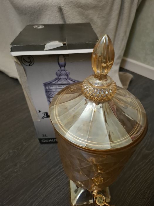 Кувшин (самовар) стеклянный для сока
