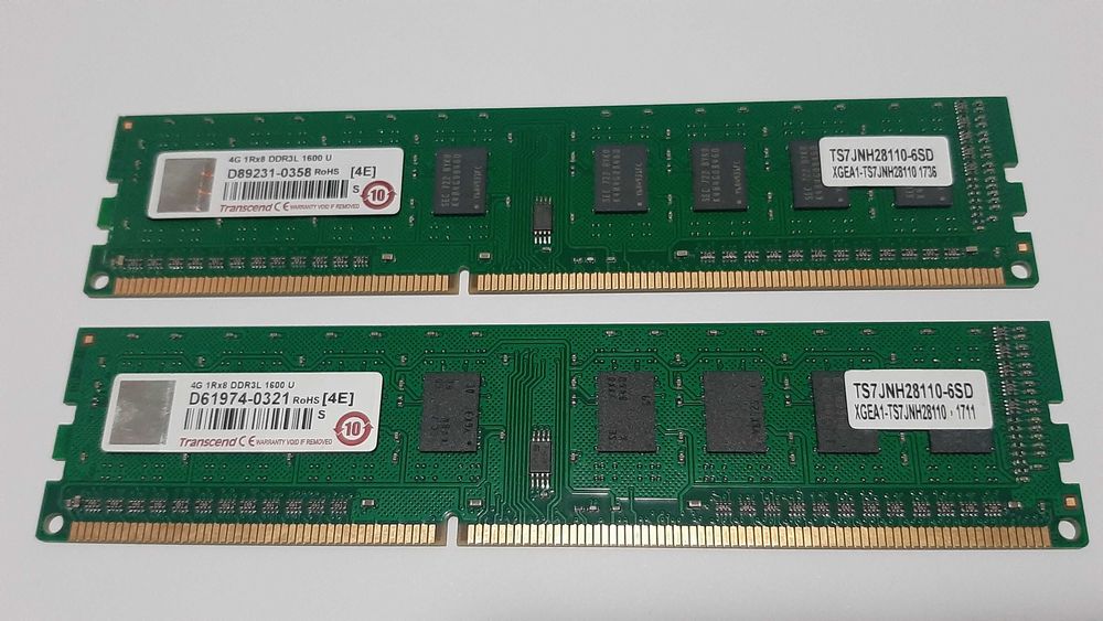 memorii ram 8gb ddram3 1600MHZ (2 x 4GB)