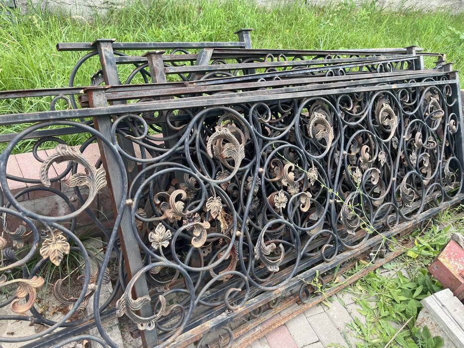 Кованые пирила , бу