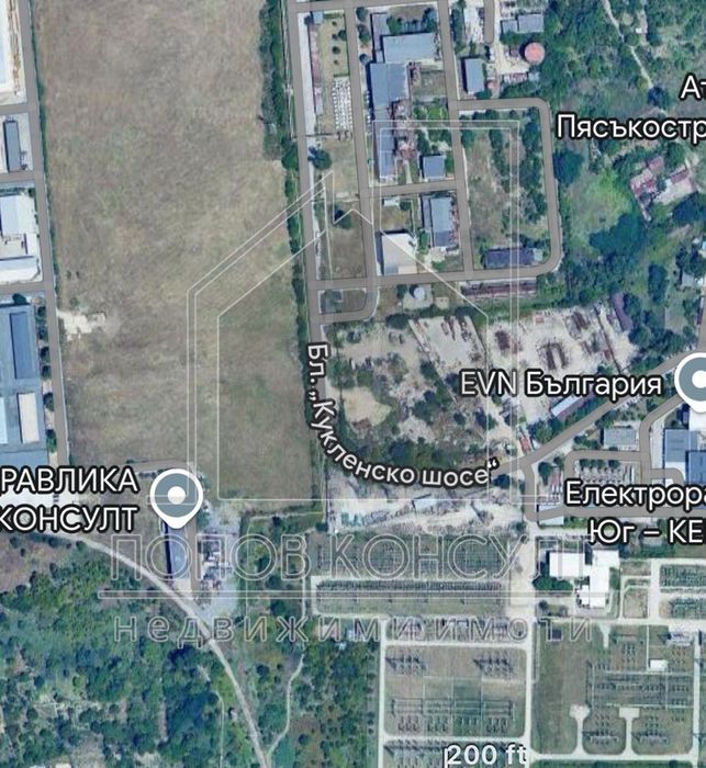 Парцел в Пловдив-Индустриална зона - Юг площ 1668 цена 333600