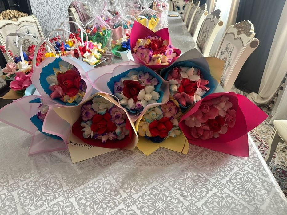 Мыльные розы с ароматом