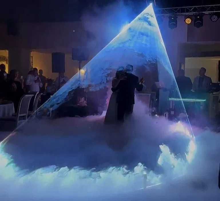 Laser,gheata carbonica,balonase cu fum,tort-de shot-uri