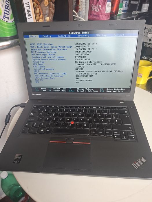 Vand lenovo thinkpad